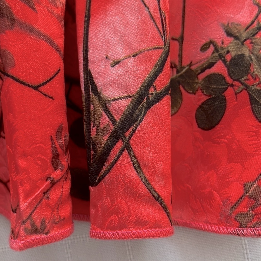 ARTIZAN Robin Barre maxi skirt pleated floral print Summer Made in Canada. Large - Picture 8 of 9
